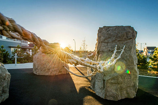 The Power of Playground Boulders by Impact Climbing